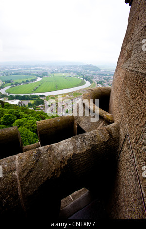 Das Wallace-Monument auf dem Gipfel des Abbey Craig in Sterling, Schottland Stockfoto