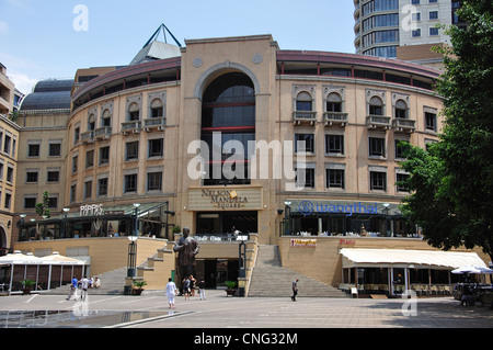 Nelson Mandela Square, Sandton, Johannesburg, Provinz Gauteng, Südafrika Stockfoto