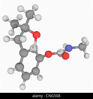 Carbofuran Molekül Stockfoto