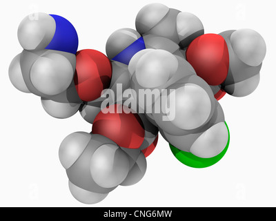 Amlodipin Wirkstoffmolekül Stockfoto