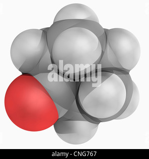 Cyclohexanon Molekül Stockfoto