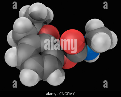 Carbofuran Molekül Stockfoto