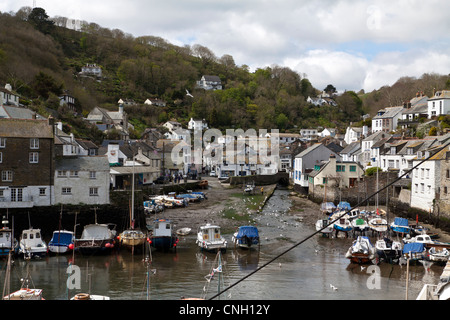 Polperro Dorf in Cornwall Stockfoto