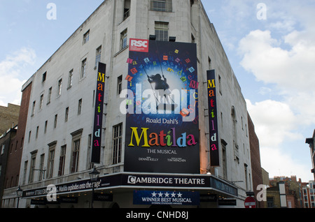 Matilda Cambridge Musiktheater, Earlham Street, London WC2 Uk Stockfoto