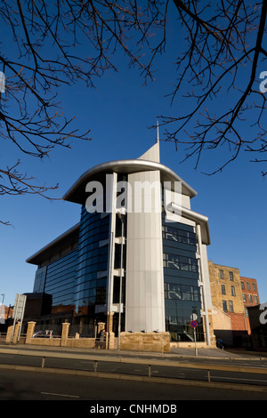 Shire-Haus, 2 Humboldt St, Bradford, gebaut im Jahr 2006 zu einem Preis von £3m. Stockfoto