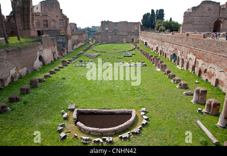 Rom - Hippodrom-Stadion des Domitian Stockfoto