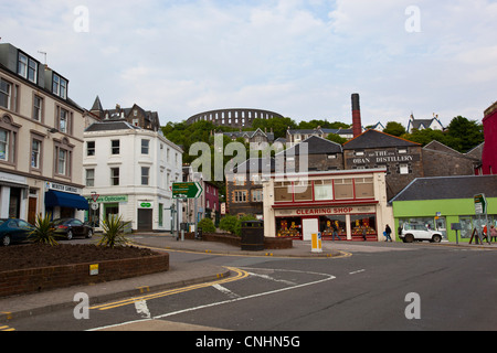 Das City Center in Oban, Schottland Stockfoto