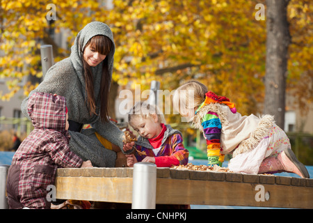 Herbst im park Stockfoto