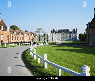 Haras du Pin National Stud Normandie Frankreich Stockfoto