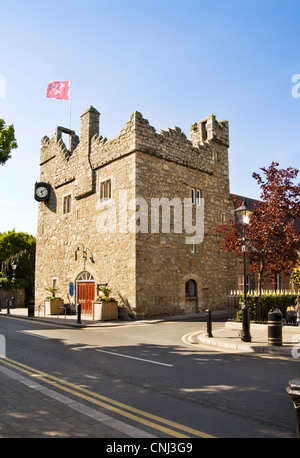 Mittelalterliche Burg in Dalkey, in Dublin Irland. Stockfoto