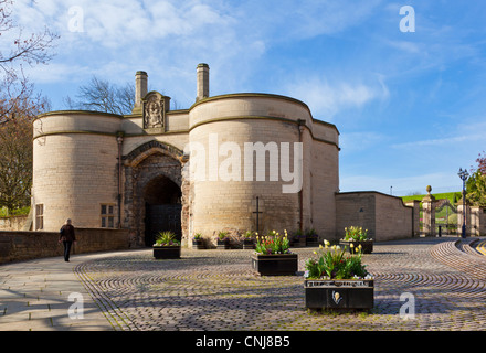 Nottingham Castle äußere Tor Haus Nottinghamshire East Midlands England UK GB EU Europa Stockfoto