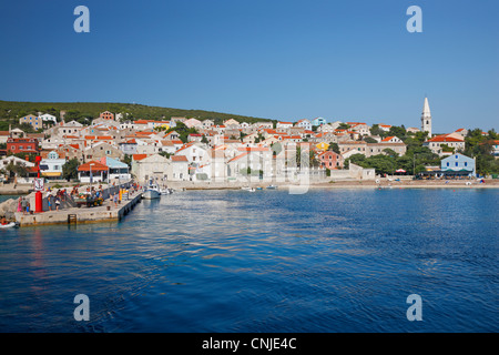 Insel Unije, Losinj Archipels Stockfoto