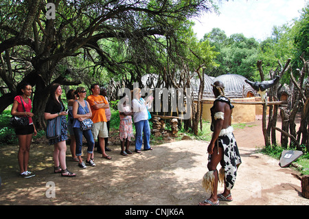 Lesedi African Cultural Village, Broederstroom, Johannesburg, Provinz Gauteng, Südafrika Stockfoto