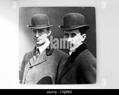 Bruder Wilbur Orville Wright Lilienthals Entwickler Stockfoto