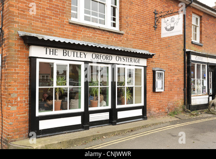 Butley Orford Oysterage, Fischrestaurant, Orford Suffolk UK, 2012 Stockfoto