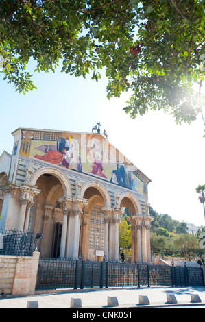 Nahost Israel Jerusalem Church of All Nations, römisch-katholische Kirche auf dem Ölberg Stockfoto