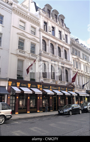 Cartier die Juweliere in Old Bond Street Mayfair London Stockfoto