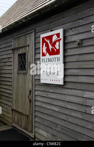 Geschenk Shop für Plimoth Plantation und Mayflower II. Plymouth, Massachusetts Stockfoto
