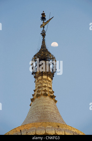 HTI auf buddhistische Stupa, Bagan, Myanmar. Myanmar Stockfoto