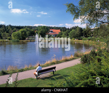 Kleiner Kranicher Teich Im Kurpark in HahnenkleeBockswiese, Goslar