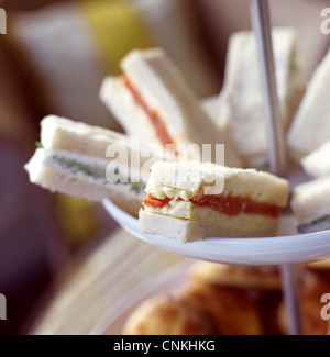 Tee - sandwiches Stockfoto