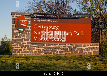 Gettysburg National Military Park Visitor Center Stockfoto