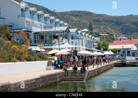 Bertha es Restaurant & Hotel an der Uferpromenade in Simons Town Western Cape Südafrika Stockfoto