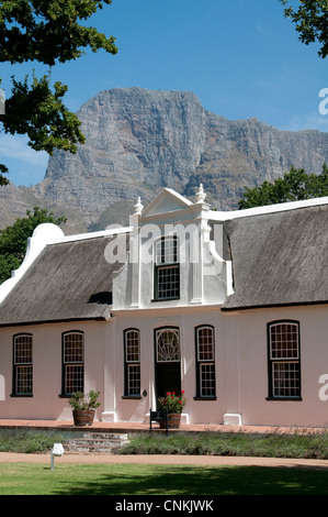 Herrenhaus von 1795 auf Boschendal Wine Estate in der Nähe von Stellenbosch in Südafrika Stockfoto