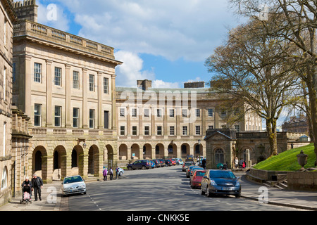 Herzog von Devonshire georgischen Crescent in Buxton Kurviertel Derbyshire Peak-England UK GB EU Europa Stockfoto