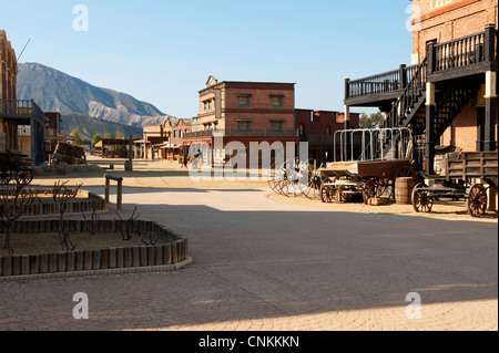 Mini-Hollywood Film Set Almeria Andalusien Spanien Stockfoto