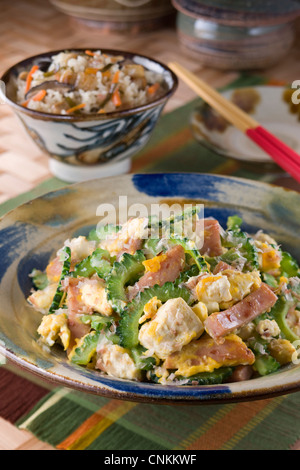 Goya Chanpuru Stockfoto