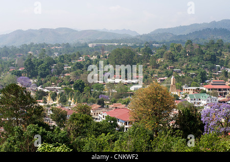 Ansicht von Kalaw, Burma. Myanmar Stockfoto