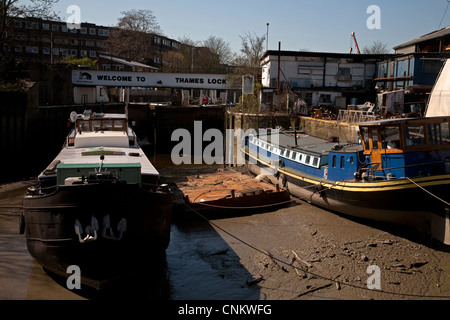 Olivers Boot Werft Brentford London england Stockfoto