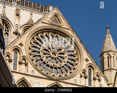 Rosette York Minster UK Stockfoto