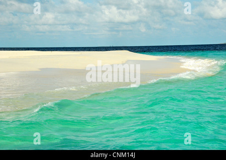 schöner Strand auf den Malediven Stockfoto