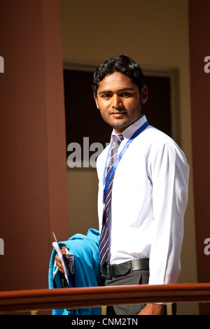 Student an der FCC Forman Christ College in Lahore, Pakistan Stockfoto