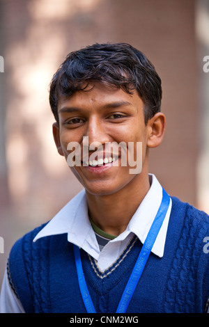 Student an der FCC Forman Christ College in Lahore, Pakistan Stockfoto