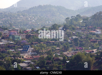 Ortsrand Kalaw, Burma. Myanmar Stockfoto