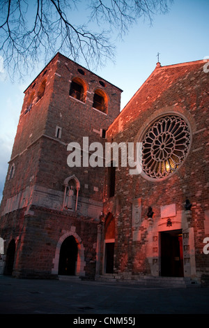 Kathedrale - Cattedrale di San Giusto - Triest Triest Stockfoto