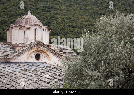 Kloster von Saint John den Vorläufer. April 13,2012. Serres, Griechenland. Stockfoto