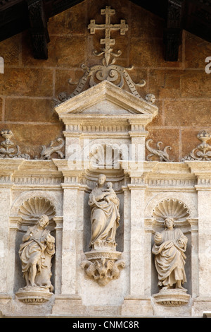 Skulpturen in der Kathedrale von Granada, Granada, Andalusien, Spanien, Europa Stockfoto