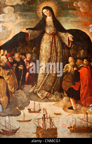 Retablo De La Virgen de Los Mareantes, Sevilla, Andalusien, Spanien, Europa Stockfoto