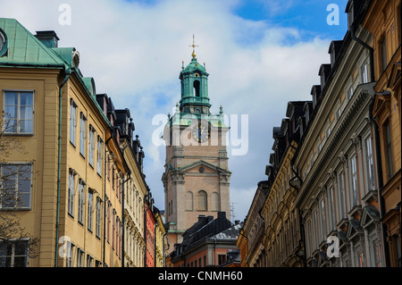 Storkyrkan, Sankt Nicolai Kyrka, in Stockholm Schweden Stockfoto
