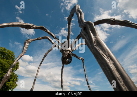 Maman ist eine Skulptur des französischen Künstlers Louise Bourgeois. Auf das Bild war in Zürich ausgesetzt. Foto aufgenommen am 12.06.2011 Stockfoto