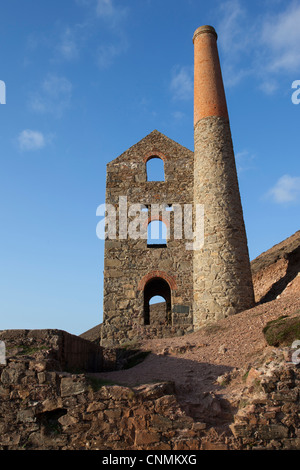 Stillgelegten Cornish Zinnmine Wheal Coates St. Agnes Stockfoto