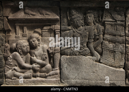 Befreiung von Prambanan-Tempel in der Nähe von Yogyakarta, Java, Indonesien. Stockfoto