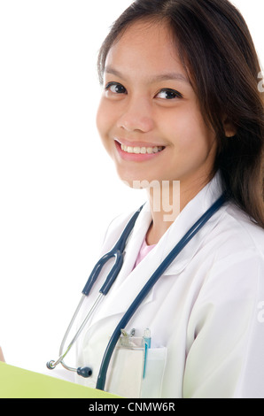 asiatische malaiischen Mischlinge Medizinstudent Stockfoto