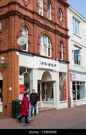 Außenseite von LAURA ASHLEY-Shop im Zentrum von Hereford Herefordshire England UK Stockfoto