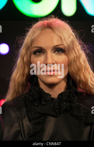 Berühmten Gesangsstar Madonna in Madame Tussauds Hong Kong Victoria Peak Stockfoto