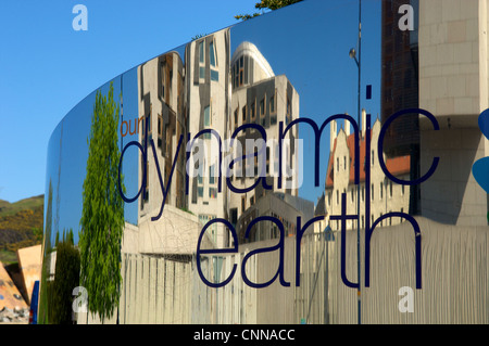 Unsere Dynamic Earth ist ein wissenschaftliches Zentrum in Edinburgh, Schottland Stockfoto